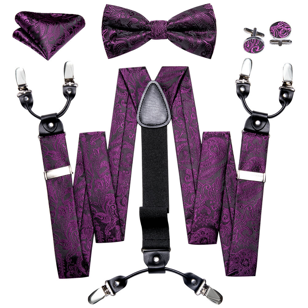 ชุดเซ็ตสายรัดกางเกงสำหรับผู้ชา - Bow Tie Pre Tied บทวิจารณ์และราคา