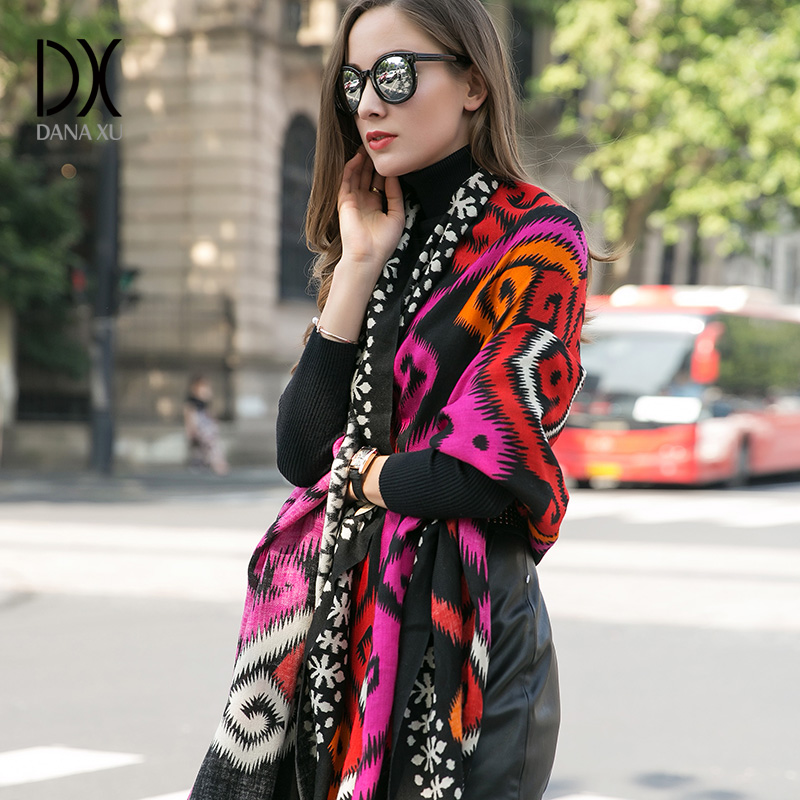 แฟชั่นผ้าพันคอและผ้าคลุมไหล่ผู - Pashmina Wrap Large บทวิจารณ์และราคา