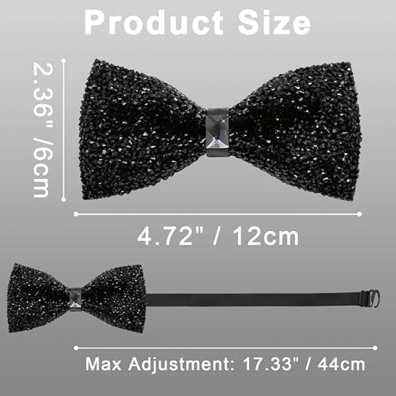 โบว์ไทแฟชั่นประดับเพชรสำหรับผู - Bow Tie Pre Tied บทวิจารณ์และราคา